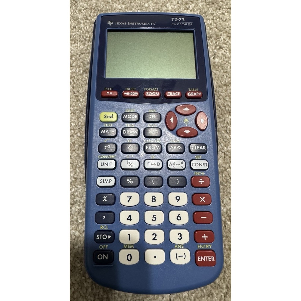 Texas Instruments TI-73 Explorer Graphing Calculator Tested Works - Picture 2 of 4